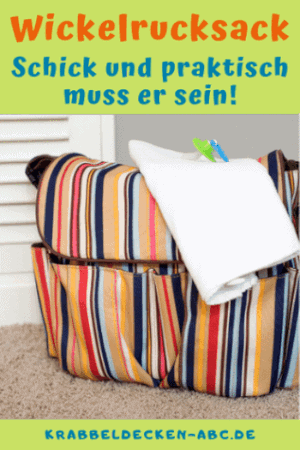 Der Wickelrucksack Schick und Praktisch muss er sein Pinterest