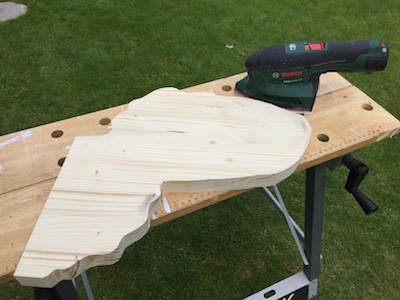 Kopf für Holzschaf