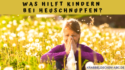 Was hilft Kindern bei Heuschnupfen
