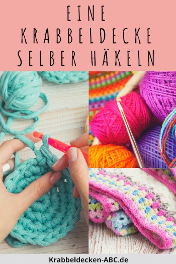 Eine Krabbeldecke selber häkeln Pinterest Krabbeldecke selber häkeln