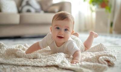 Krabbeldecke schadstofffrei Baby spielt sicher