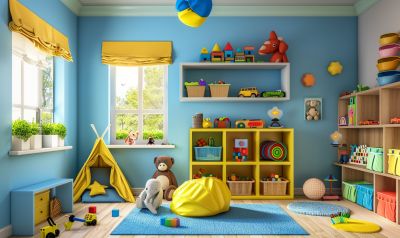 ein modernes Kinderzimmer eine 5 jährigen