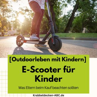 E-Scooter für Kinder - Was Eltern beim Kauf beachten sollten