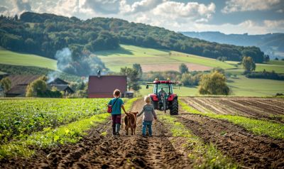 Familienurlaub auf dem bauernhof
