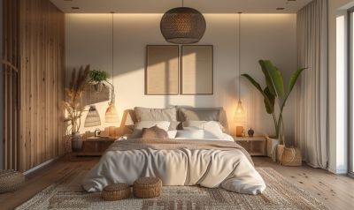 elternschlafzimmer umgestalten eltern richten schlafzimmer mit textilien und pflanzen ein