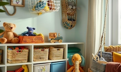 Kuscheltier Aufbewahrung Kinderzimmer Ideen DIY