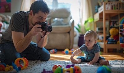 Fotos Baby erste Monate Erinnerungen festhalten