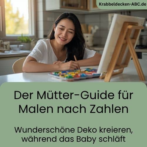 Der Mütter-Guide für Malen nach Zahlen Wunderschöne Deko kreieren, während das Baby schläft