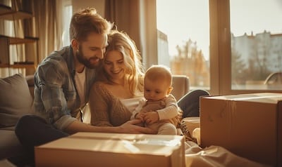 umzug mit baby familie einzug neue wohnung