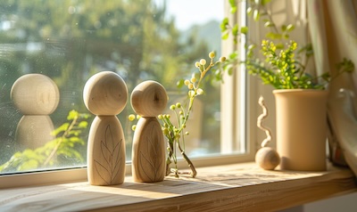 Vergleich alte und neue Grüffelo-Tonie-Figur nebeneinander